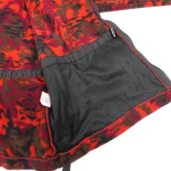 Vintage Sierra Designs Fleece Jacket Womens Large Camo Leaf Print Made in Canada - Picture 10 of 13